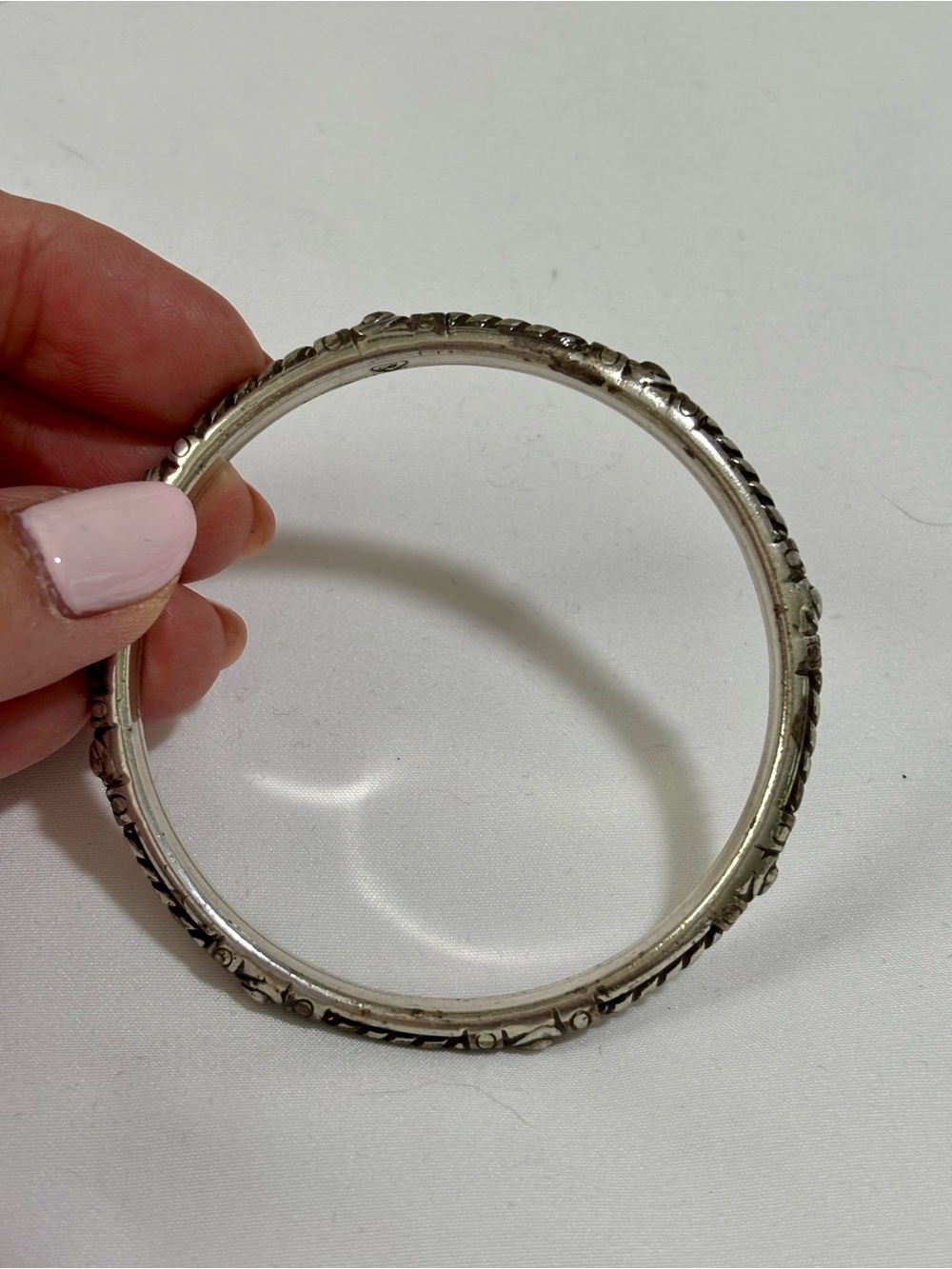Vintage Brighton Bangle Silver Plated - Picture 6 of 6